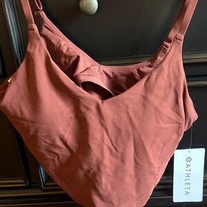 Athleta Terracotta Sports Bra